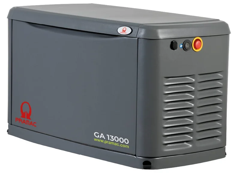 Generador Pramac GA13000 a gas de 13kVA para uso residencial y comercial