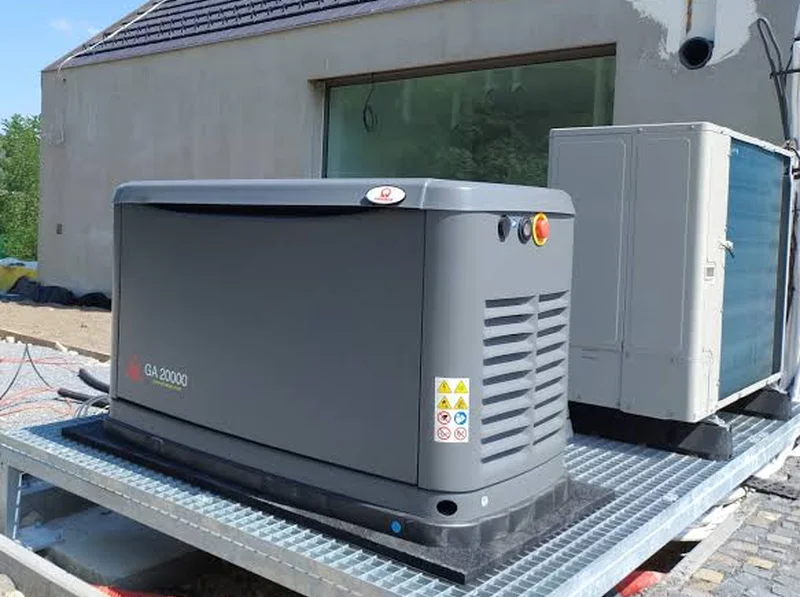 Generador de energía Pramac a gas para el hogar, respaldo automático